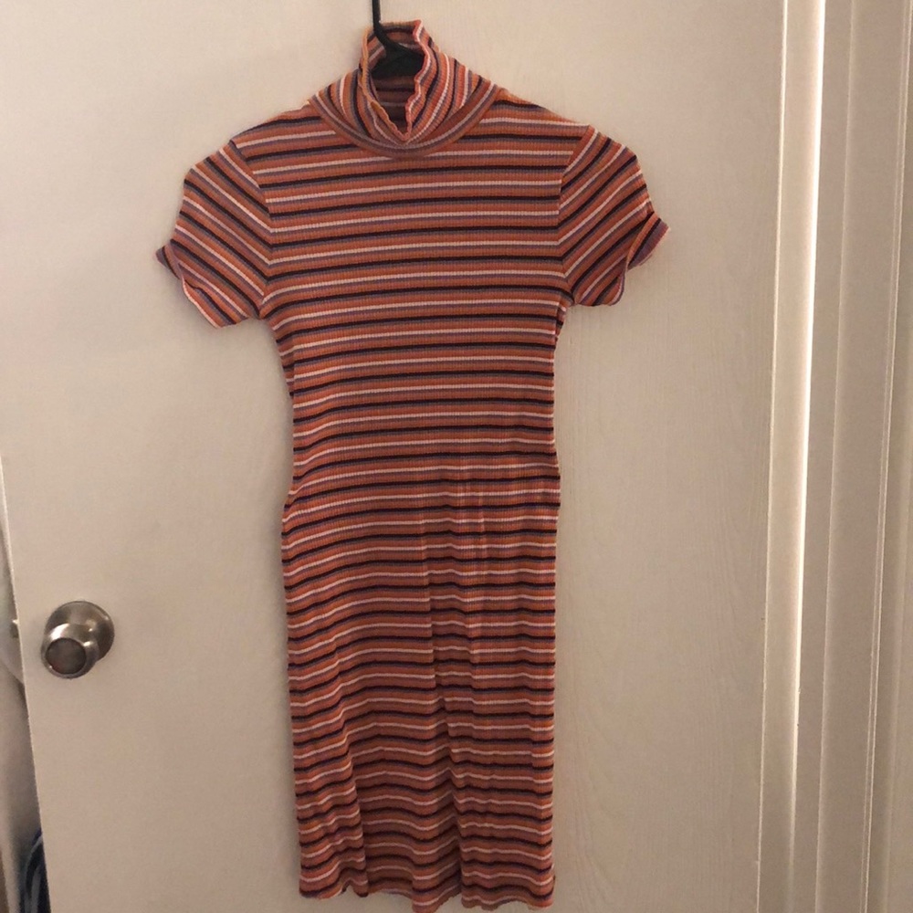 Striped tight dress
